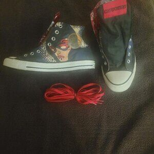 Converse DC Universe CATWOMAN High Tops Men's Size 8